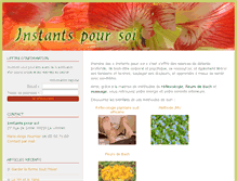Tablet Screenshot of instants-pour-soi.fr